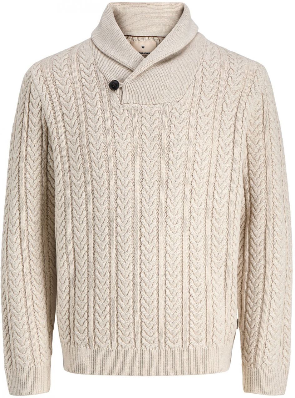 Jack & Jones Premium Sveter 'JPRBLUSEAN'  svetlobéžová