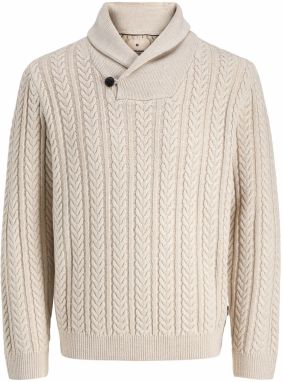Jack & Jones Premium Sveter 'JPRBLUSEAN'  svetlobéžová