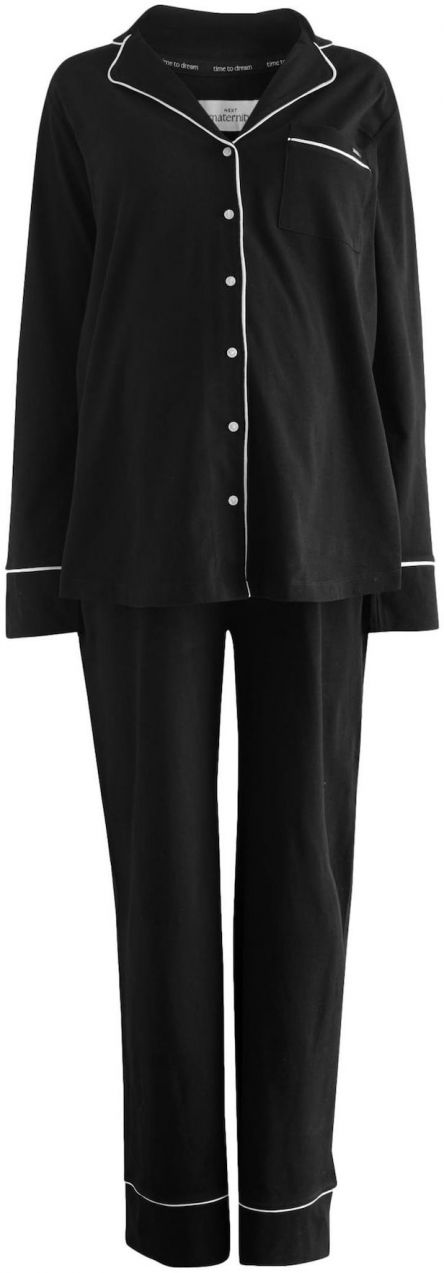 Next Pyžamo  čierna / biela
