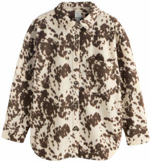 Next Flisová bunda  nebielená / čokoládová