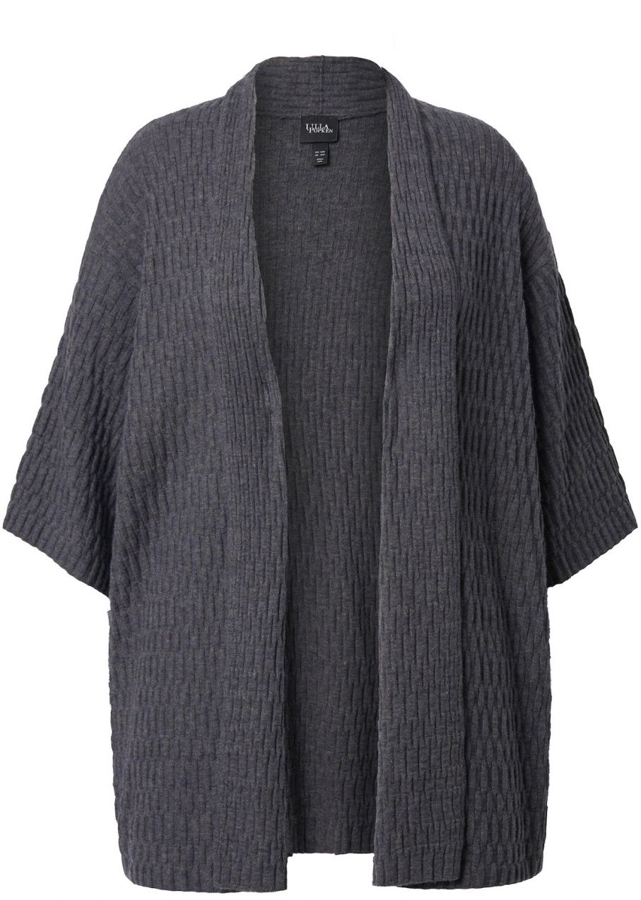 Ulla Popken Kardigán  sivá melírovaná