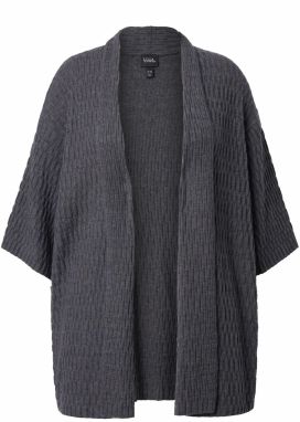 Ulla Popken Kardigán  sivá melírovaná