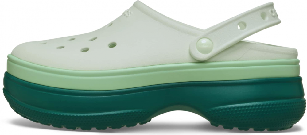Crocs Dreváky 'Classic Stacked'  zelená / pastelovo zelená / svetlozelená