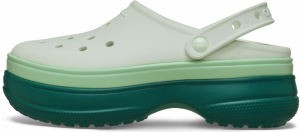 Crocs Dreváky 'Classic Stacked'  zelená / pastelovo zelená / svetlozelená