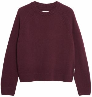 ARMEDANGELS Sveter 'Liliriaa Reglana'  bordová