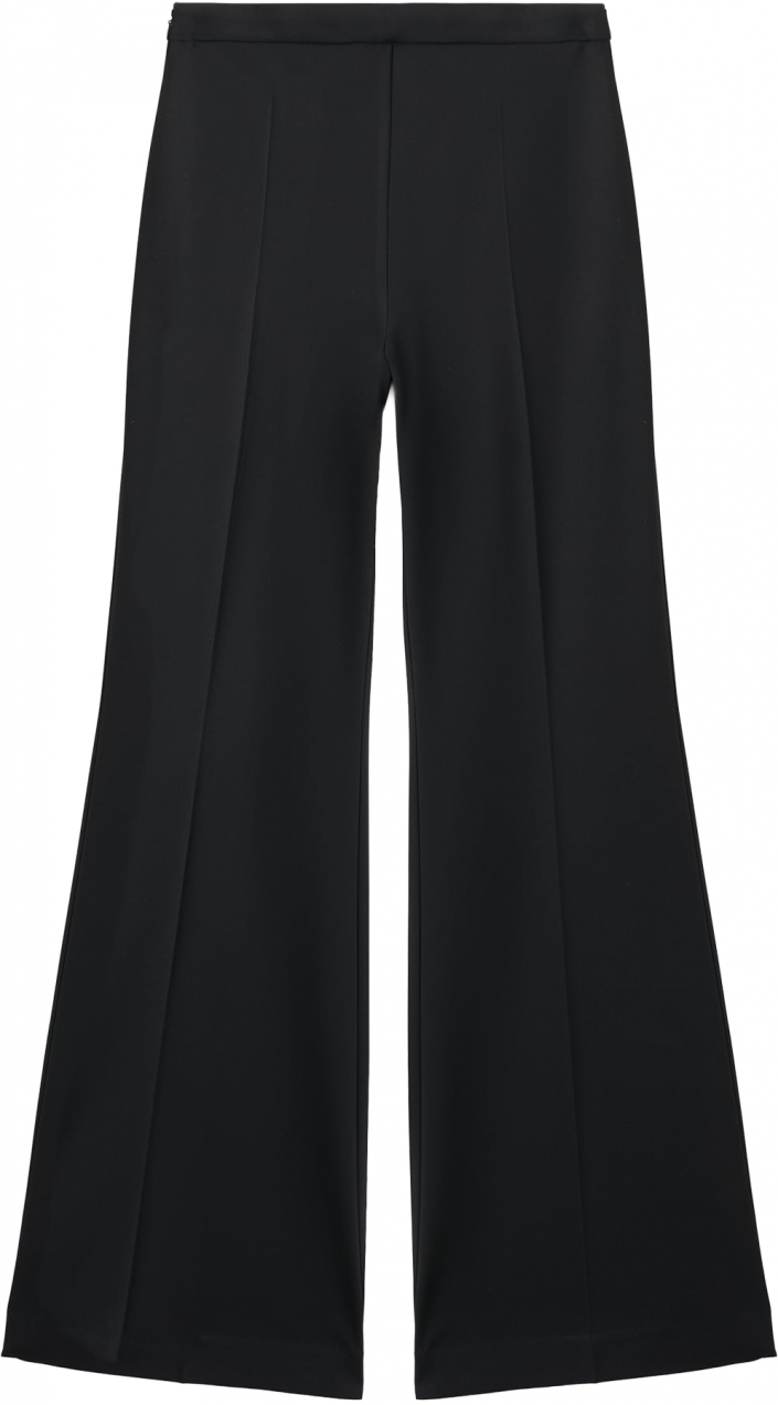 MANGO Nohavice s pukmi 'FIJIS'  čierna