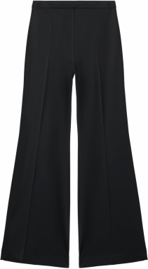 MANGO Nohavice s pukmi 'FIJIS'  čierna