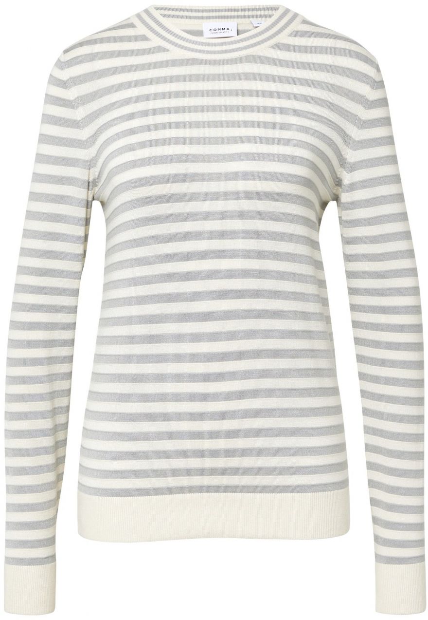 COMMA Sveter  béžová / sivá