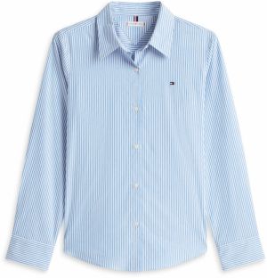 TOMMY HILFIGER Blúzka 'ESS'  námornícka modrá / kráľovská modrá / červená / biela