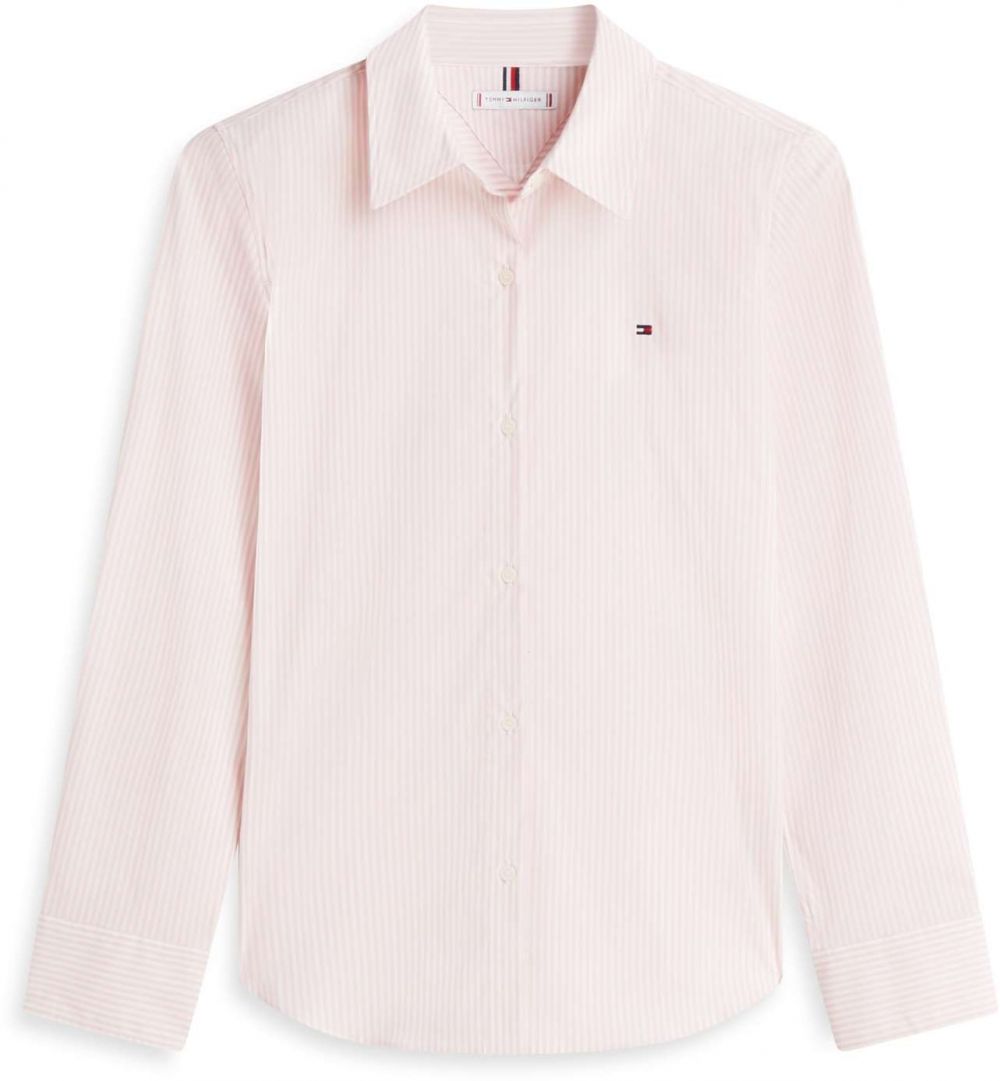 TOMMY HILFIGER Blúzka 'ESS'  ružová / biela