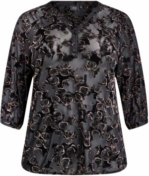 Zizzi Blúzka 'Eselma'  bronzová / čierna