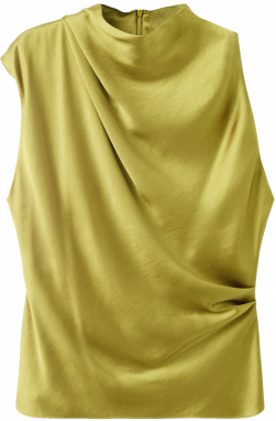 MANGO Blúzka 'SUNSET'  horčicová