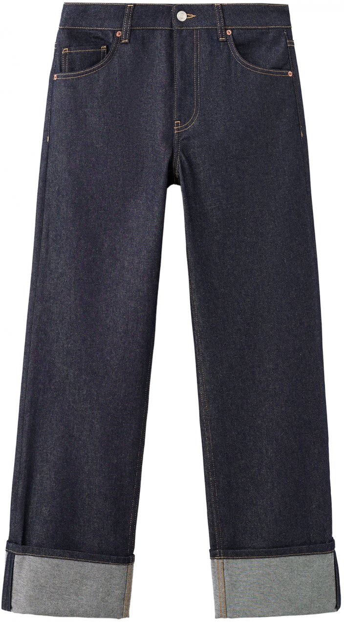 MANGO Džínsy 'Mina'  tmavomodrá