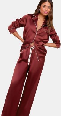 Lipsy Pyžamo  burgundská