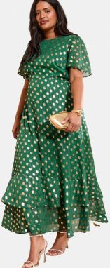 Friends Like These Šaty  zlatá / zelená