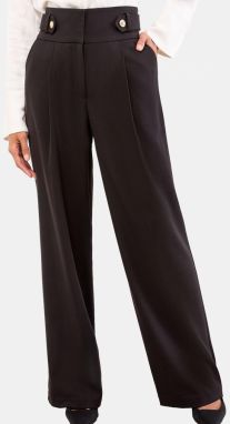 Lipsy Plisované nohavice  tmavohnedá