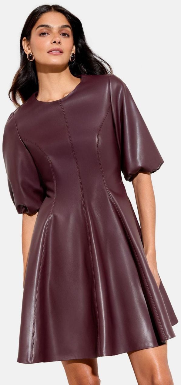 Friends Like These Šaty  tmavočervená