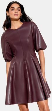 Friends Like These Šaty  tmavočervená