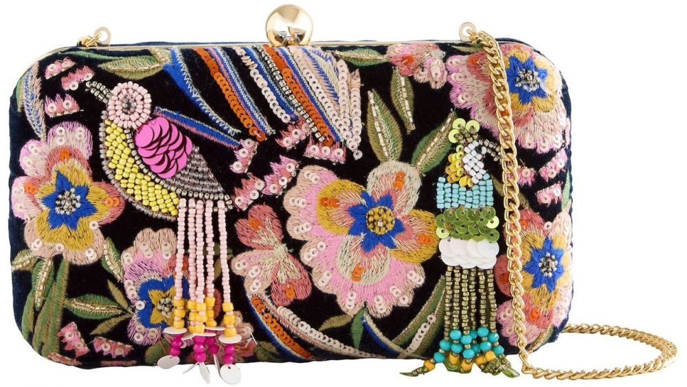 Next Listová kabelka  námornícka modrá / zmiešané farby