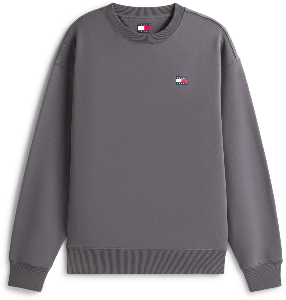 Tommy Jeans Mikina  námornícka modrá / tmavosivá / červená / biela