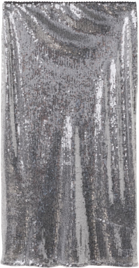 MANGO Sukňa  striebornosivá