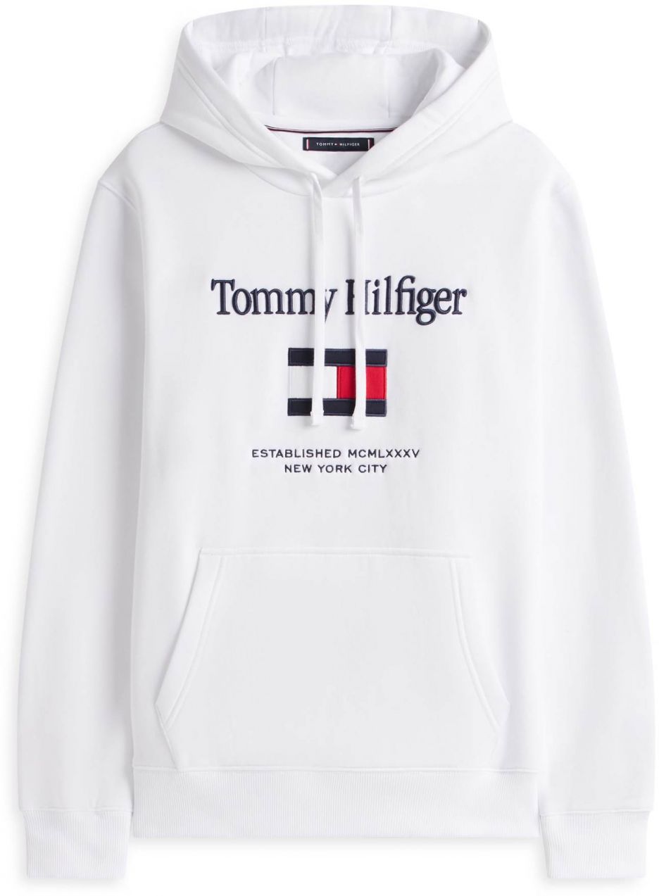 TOMMY HILFIGER Tepláková bunda  námornícka modrá / červená / biela