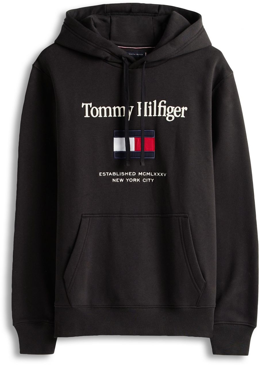 TOMMY HILFIGER Tepláková bunda  námornícka modrá / červená / čierna / biela