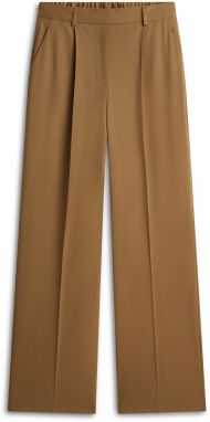 TOMMY HILFIGER Plisované nohavice  olivová