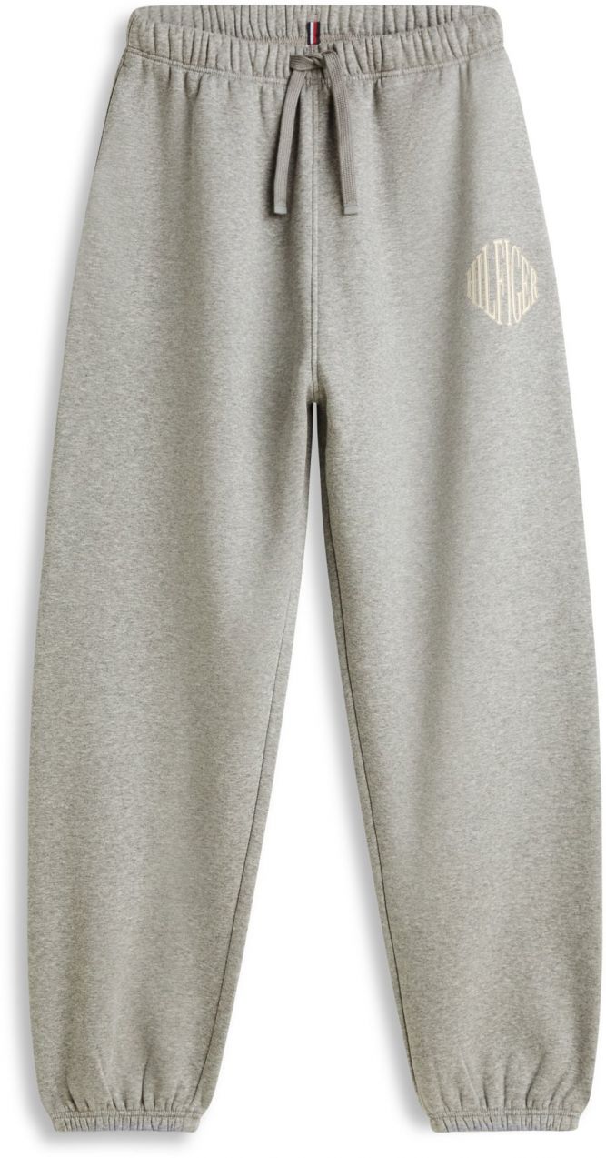 TOMMY HILFIGER Nohavice 'VARSITY'  béžová / sivá