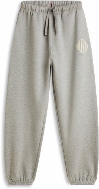 TOMMY HILFIGER Nohavice 'VARSITY'  béžová / sivá