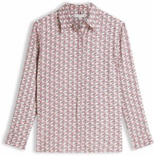 TOMMY HILFIGER Blúzka  tmavomodrá / červená / biela