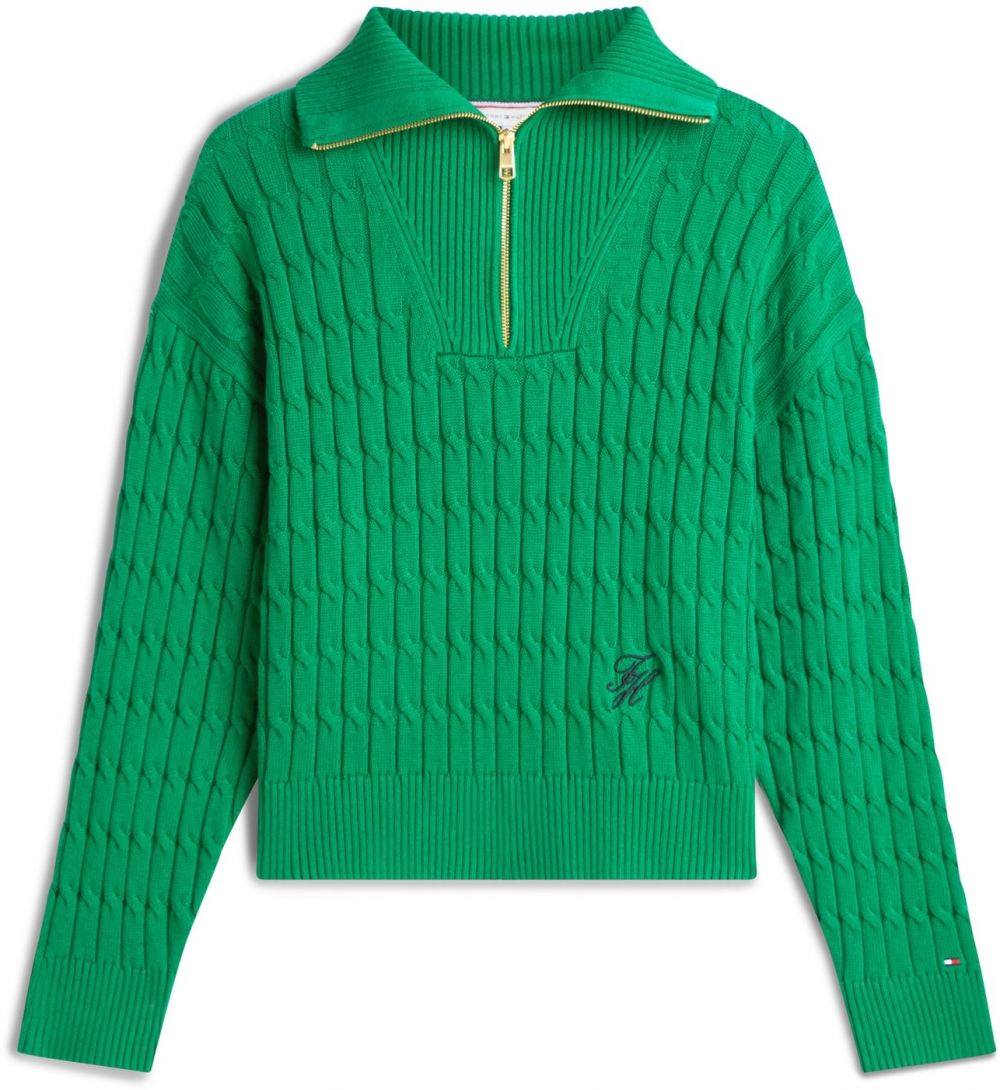 TOMMY HILFIGER Sveter  zelená
