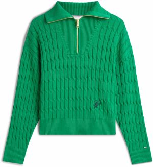 TOMMY HILFIGER Sveter  zelená