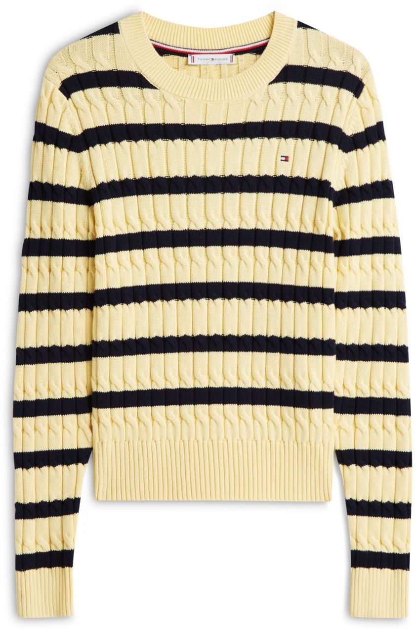 TOMMY HILFIGER Sveter  námornícka modrá / žltá