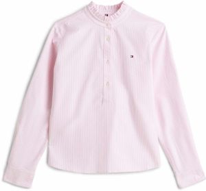 TOMMY HILFIGER Blúzka  ružová / biela
