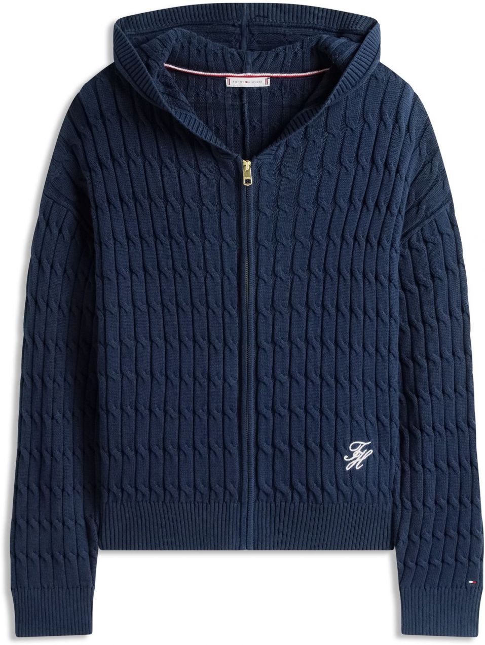 Tommy Hilfiger Curve Kardigán  námornícka modrá