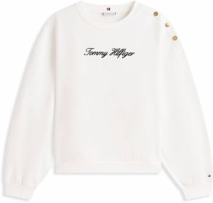 Tommy Hilfiger Curve Mikina  čierna / biela