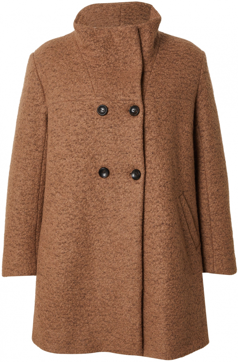 ONLY Carmakoma Zimný kabát 'Carnewsophia'  hnedá melírovaná