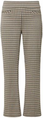 COMMA Nohavice  béžová / čierna