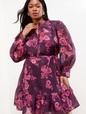 Lipsy Šaty  slivková / černicová