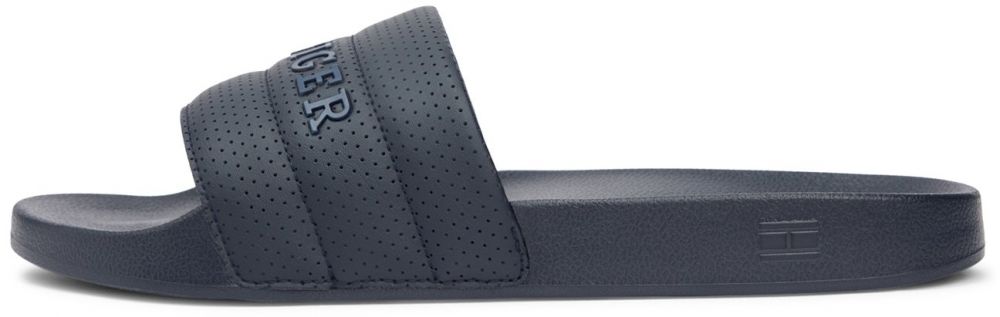 TOMMY HILFIGER Šľapky  námornícka modrá