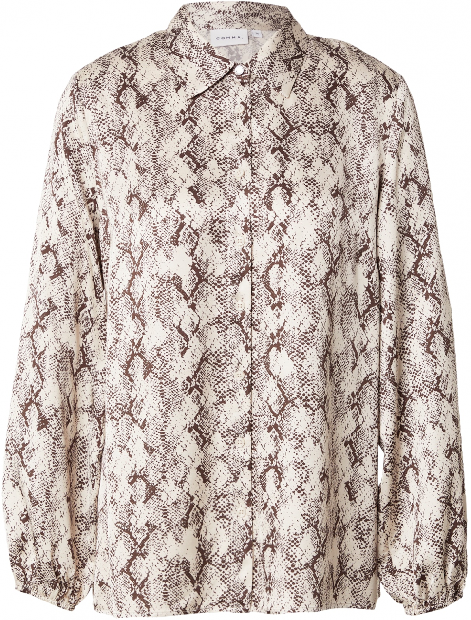 COMMA Blúzka  béžová / hnedá
