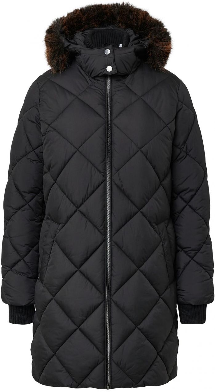 COMMA Zimný kabát  čierna