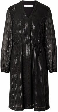 COMMA Kokteilové šaty  čierna