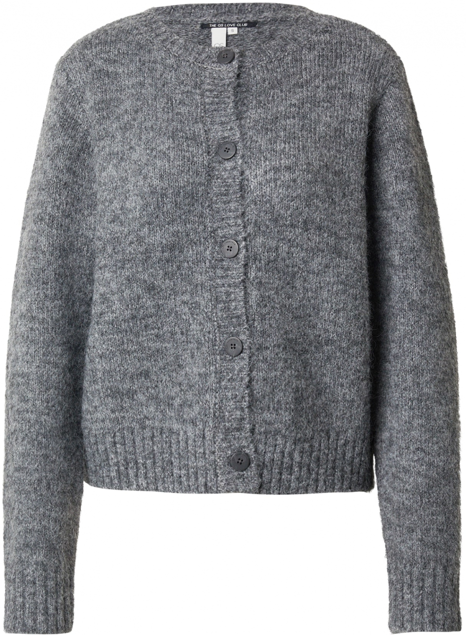 QS Kardigán  tmavosivá