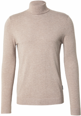 QS Sveter  hnedá melírovaná