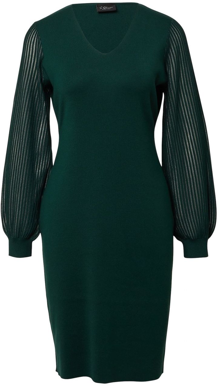 s.Oliver Šaty  tmavozelená
