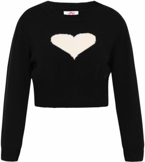 MYMO Sveter  nebielená / čierna