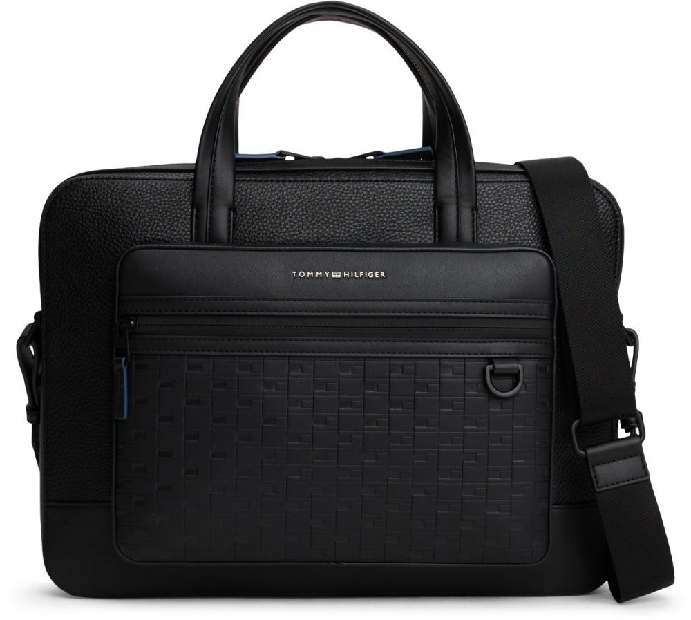 TOMMY HILFIGER Taška na notebook  čierna
