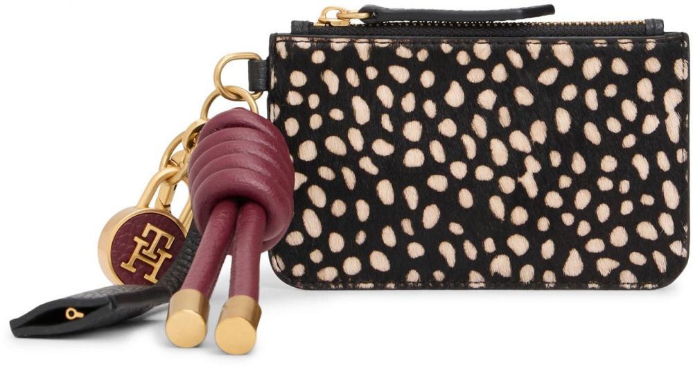 TOMMY HILFIGER Listová kabelka  béžová / čierna